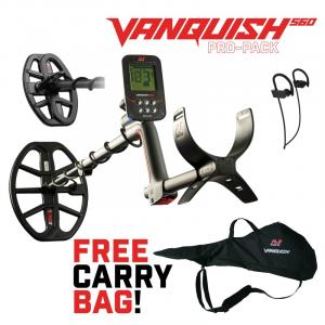Minelab Vanquish 560 Pro Pack + Free Carry Bag